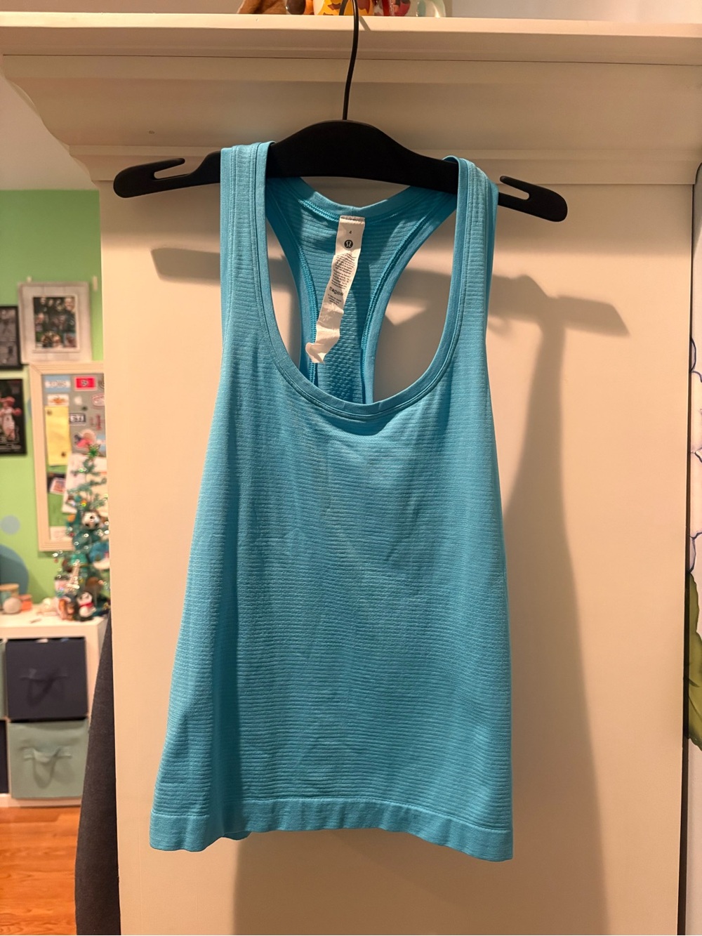 lululemon athletica Aqua Blue Racerback Tank